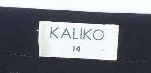 Kaliko Women's Black A-Line Skirt Size 14
