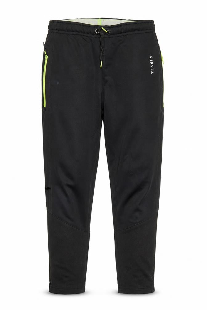 Kipsta Boys Black Track Pants 12 Years - Football Essential