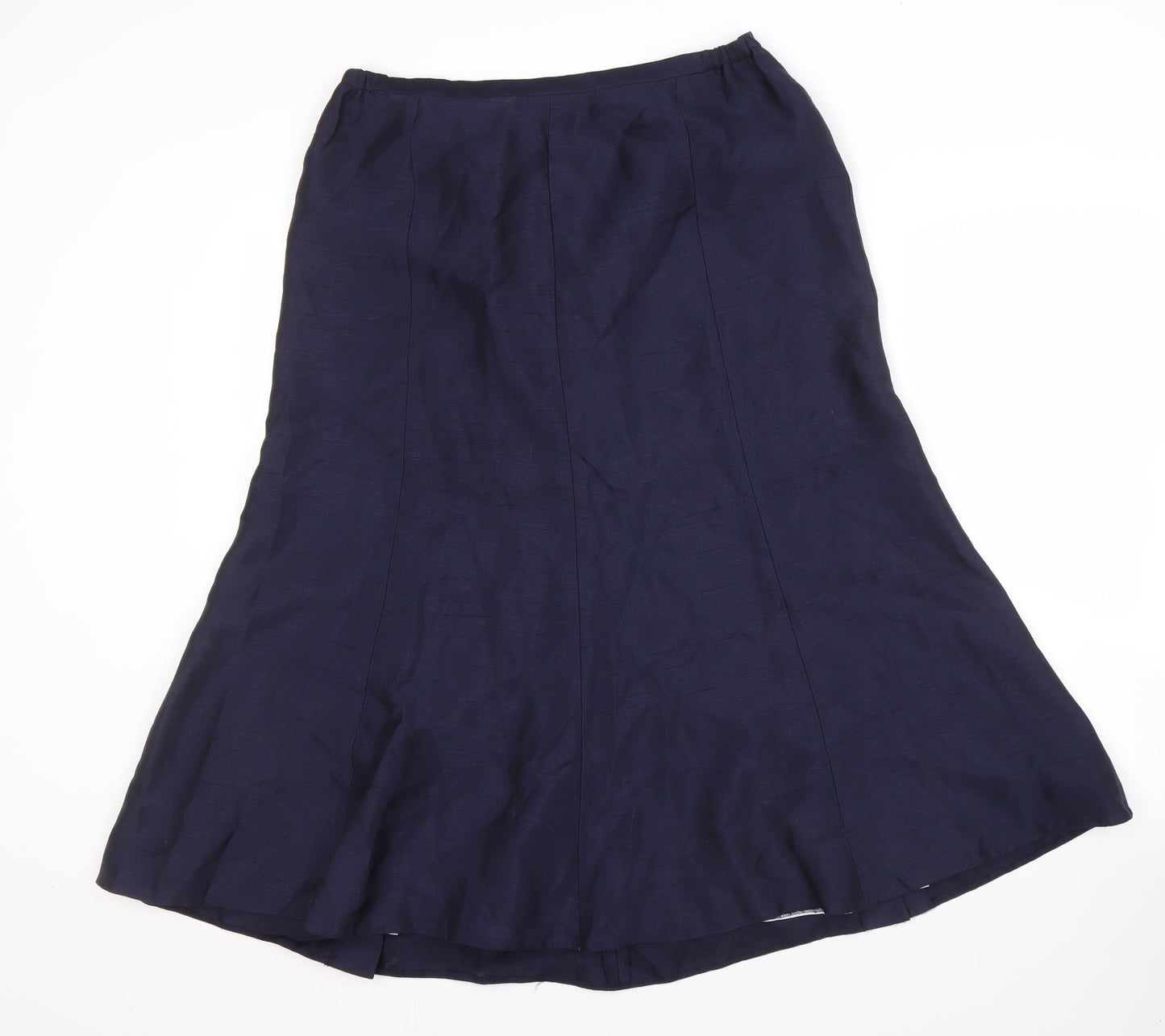 Jacques Vert Women's Blue A-Line Long Skirt Size 14