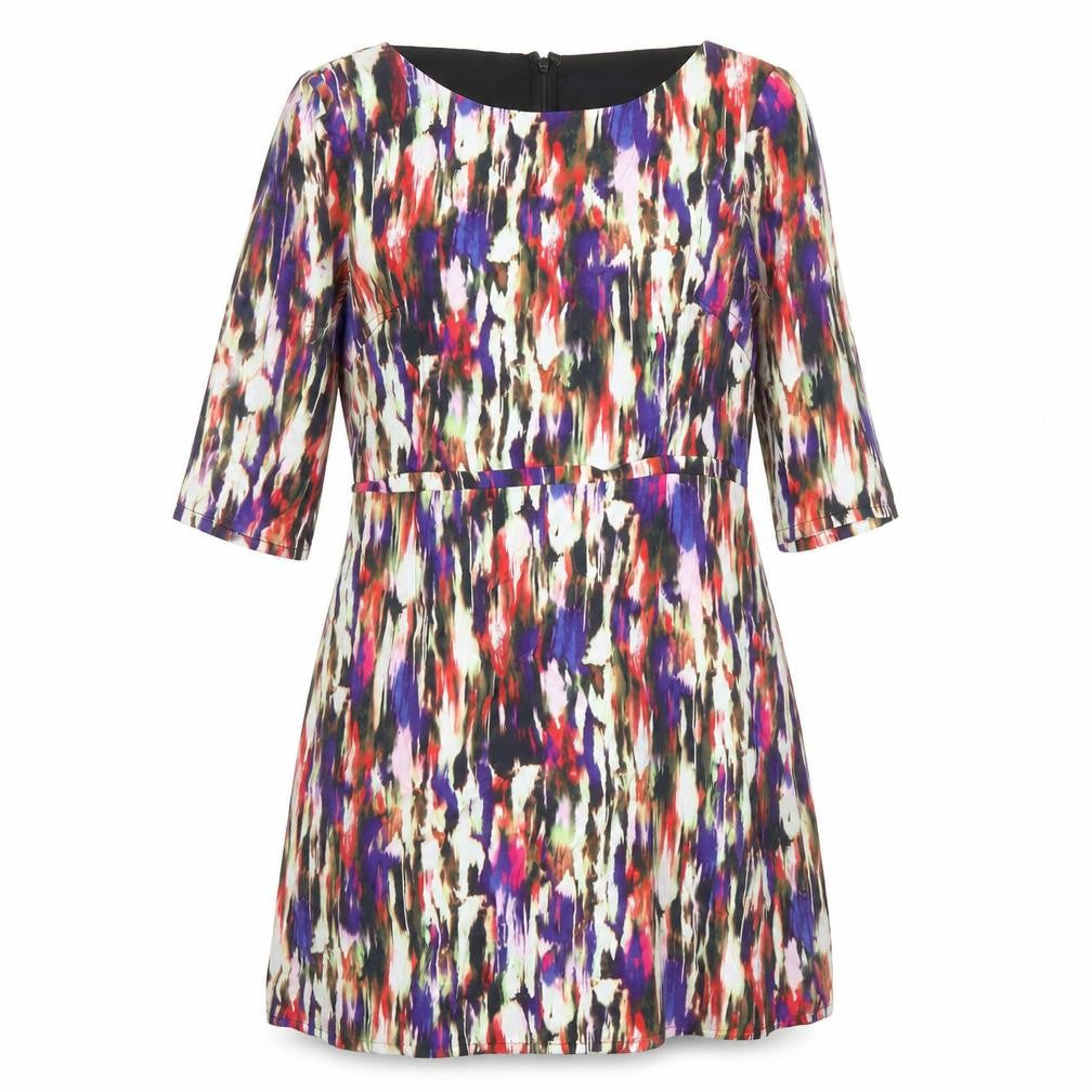 Front view of French Connection Women's Multicoloured Dress, size 16