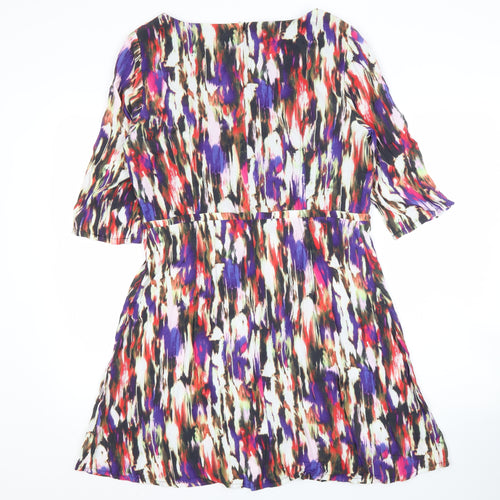 French Connection Women's Multicoloured Dress Size 16