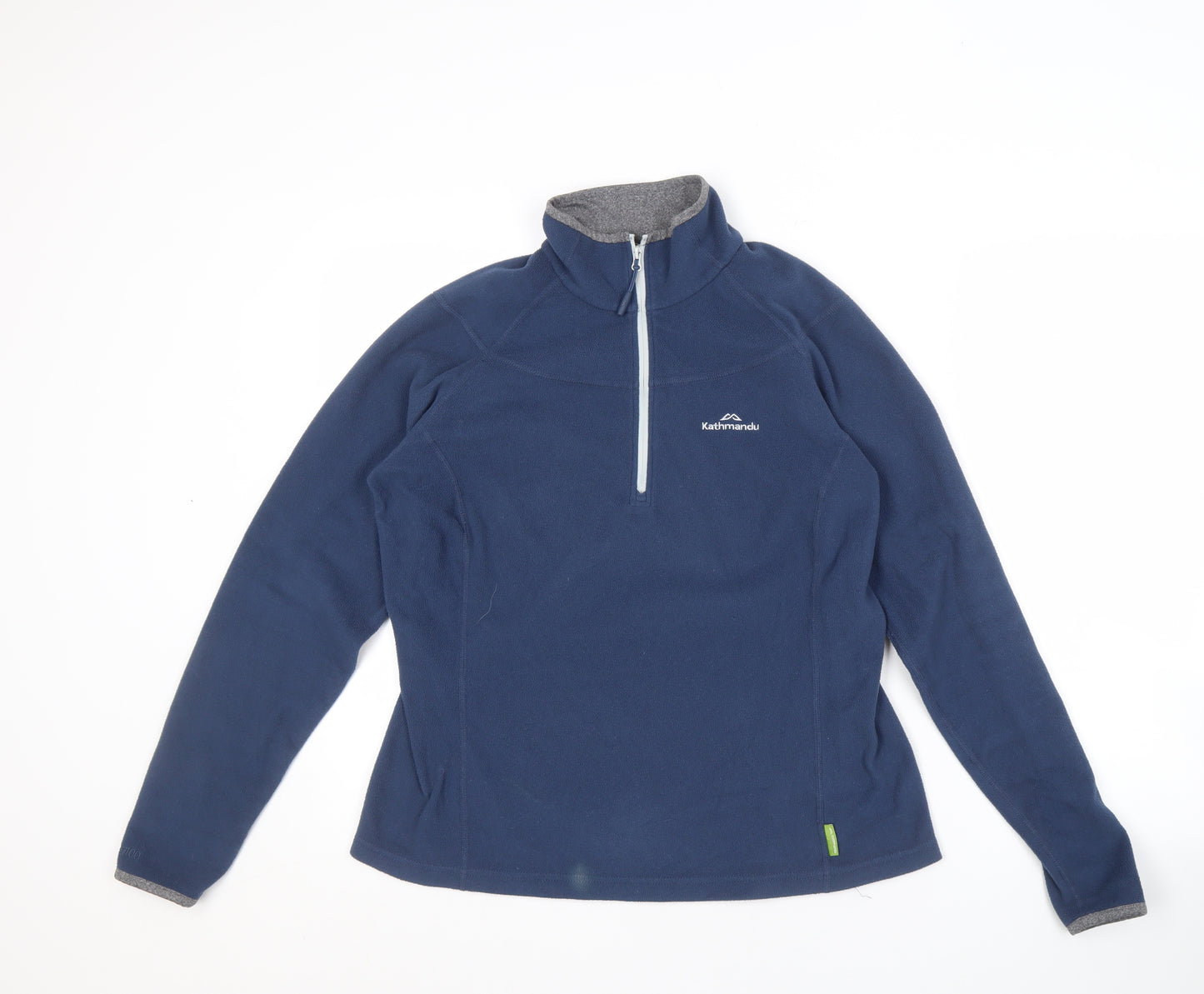 Kathmandu Women's Blue 1/2 Zip Fleece Sweatshirt Size 14