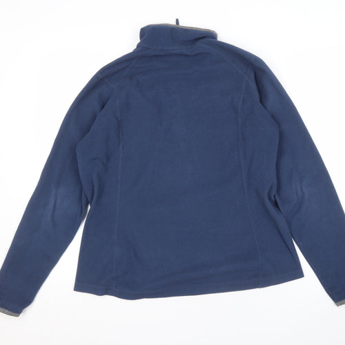 Kathmandu Women's Blue 1/2 Zip Fleece Sweatshirt Size 14