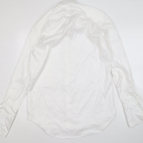 Brook Taverner Men's White Classic Fit Cotton Shirt