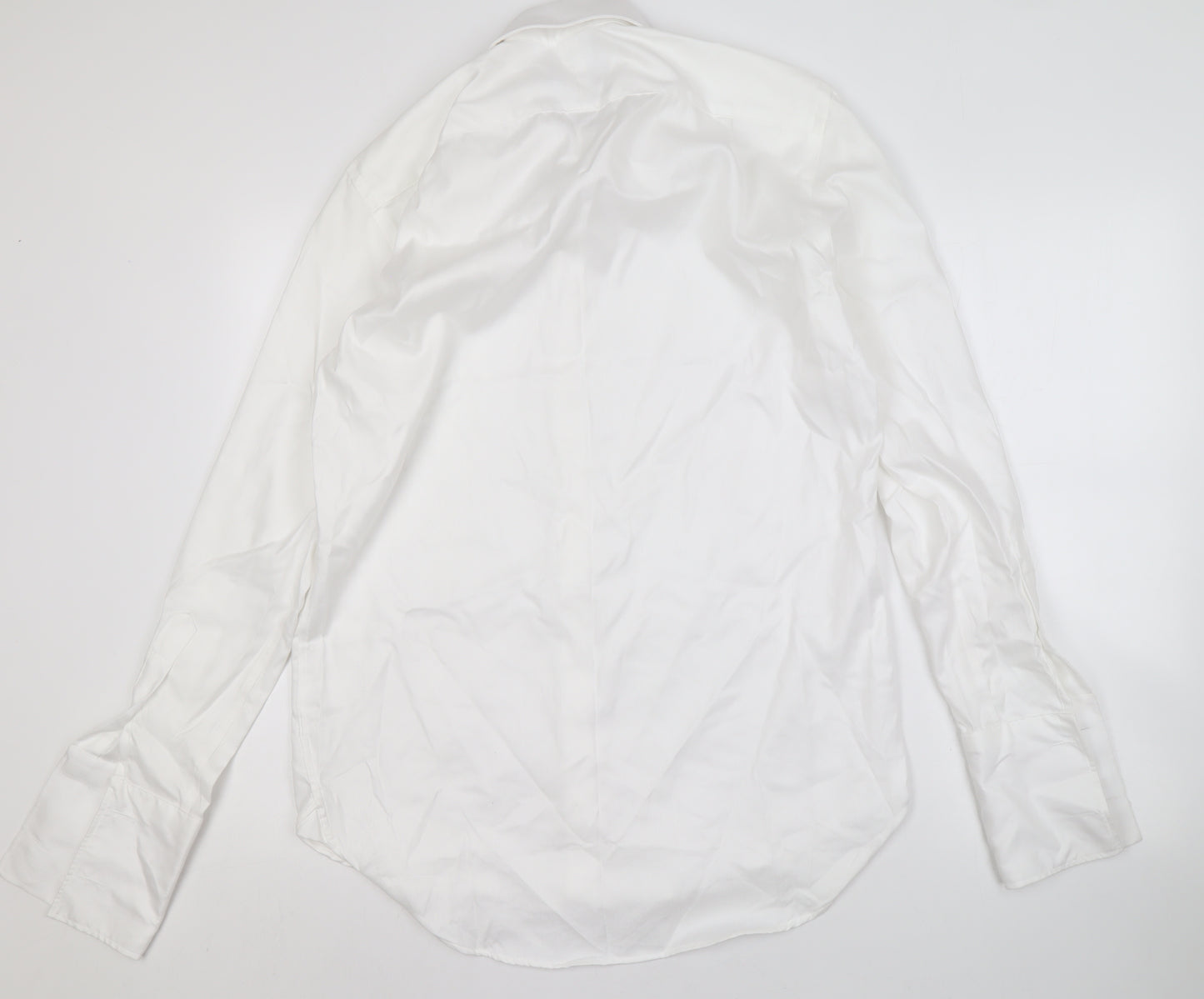 Brook Taverner Men's White Classic Fit Cotton Shirt