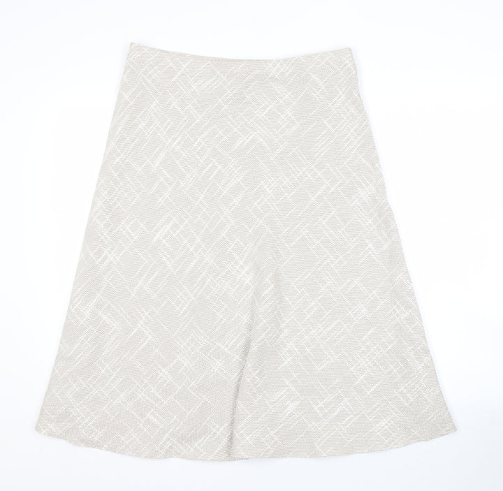 Roman Originals Women's Beige A-Line Skirt Size 12