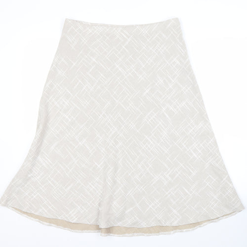 Roman Originals Women's Beige A-Line Skirt Size 12
