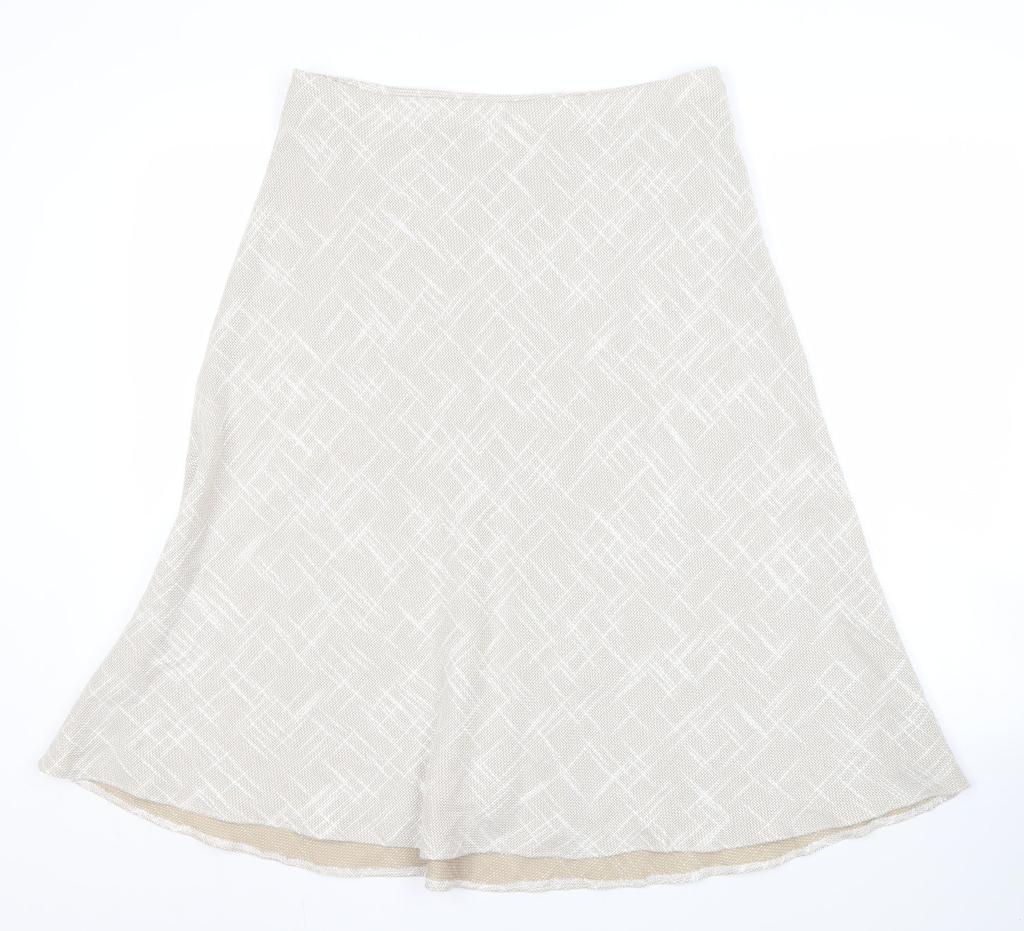 Roman Originals Women's Beige A-Line Skirt Size 12