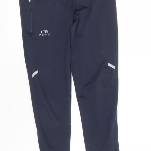 Decathlon Boys Blue Compression Leggings 12 Years - Running