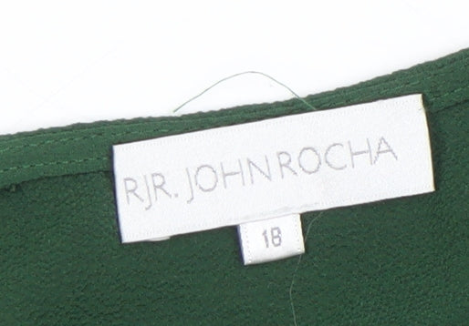 RJR John Rocha Green Floral Women’s Jumpsuit Size 18