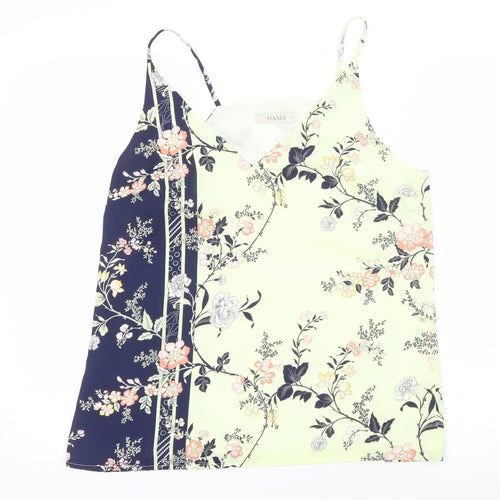 Oasis Women's Multicoloured Floral Camisole Tank Top Size 12