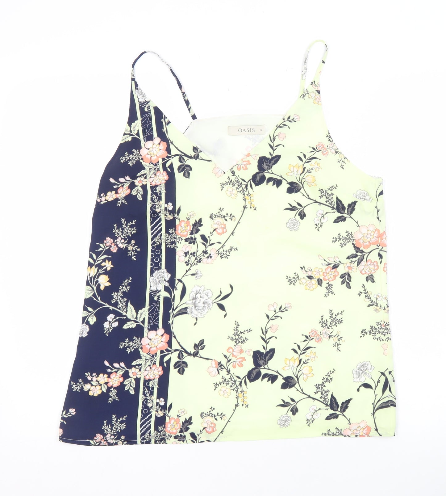 Oasis Women's Multicoloured Floral Camisole Tank Top Size 12