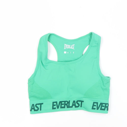 Everlast Women's Green Sports Bra, Size 10