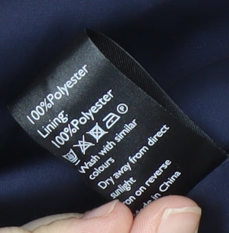 John Lewis Women's Blue Pleated Midi Skirt Size 8