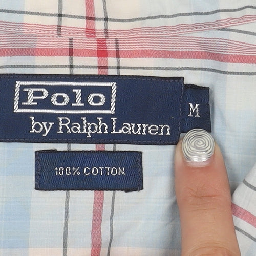 Polo Ralph Lauren Men's Blue Plaid Shirt M
