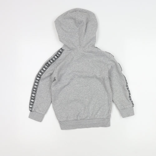 Adidas Boys Grey Hoodie, 5-6 Years, Casual Pullover