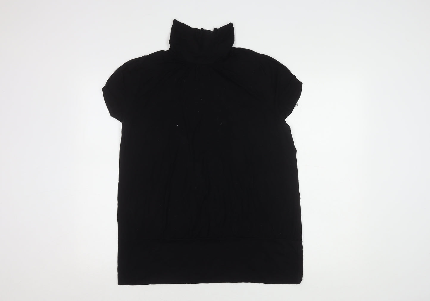 Dorothy Perkins Women's Black Cowl Neck Top Size 20