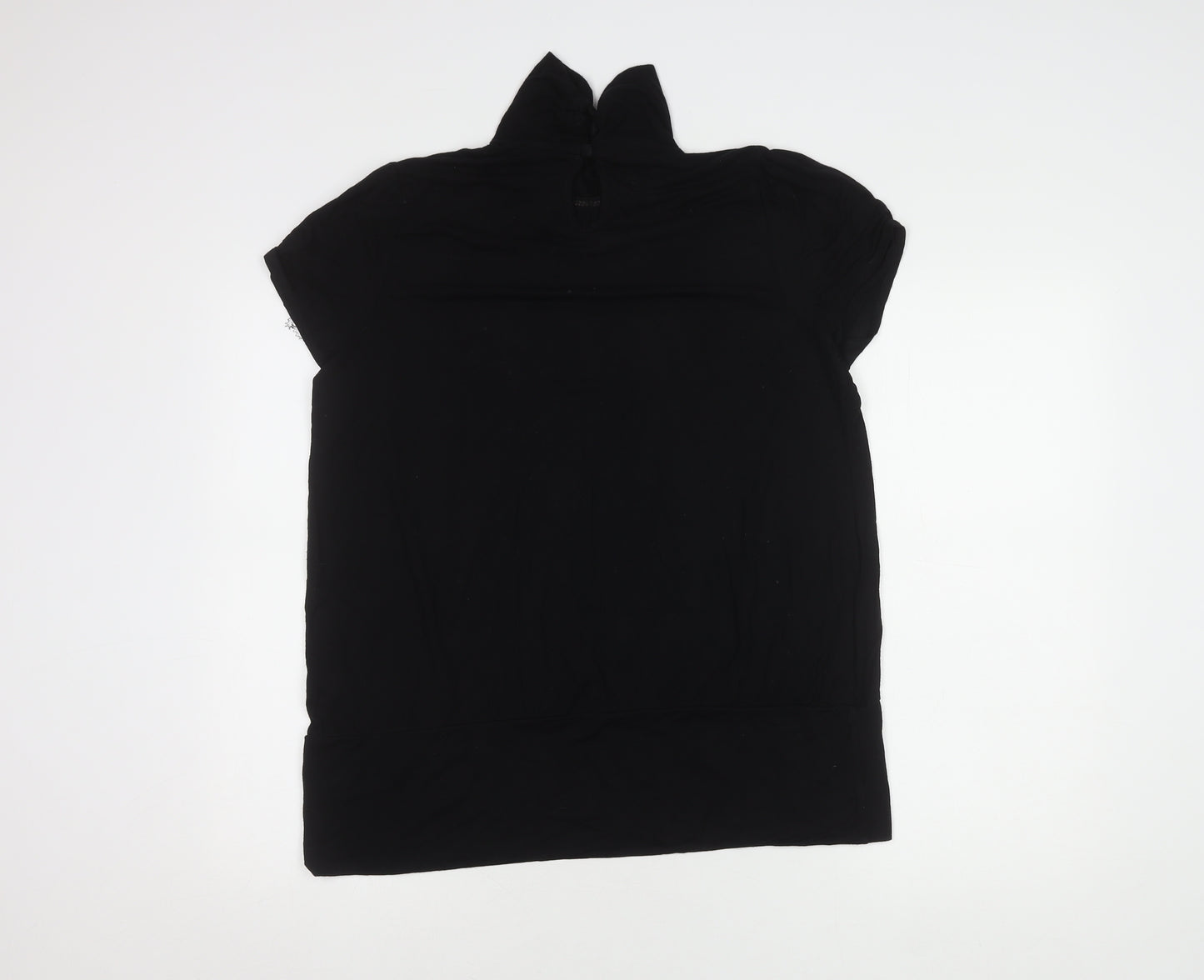 Dorothy Perkins Women's Black Cowl Neck Top Size 20