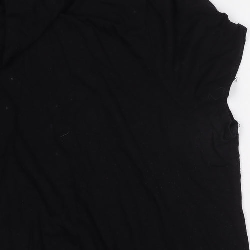 Dorothy Perkins Women's Black Cowl Neck Top Size 20