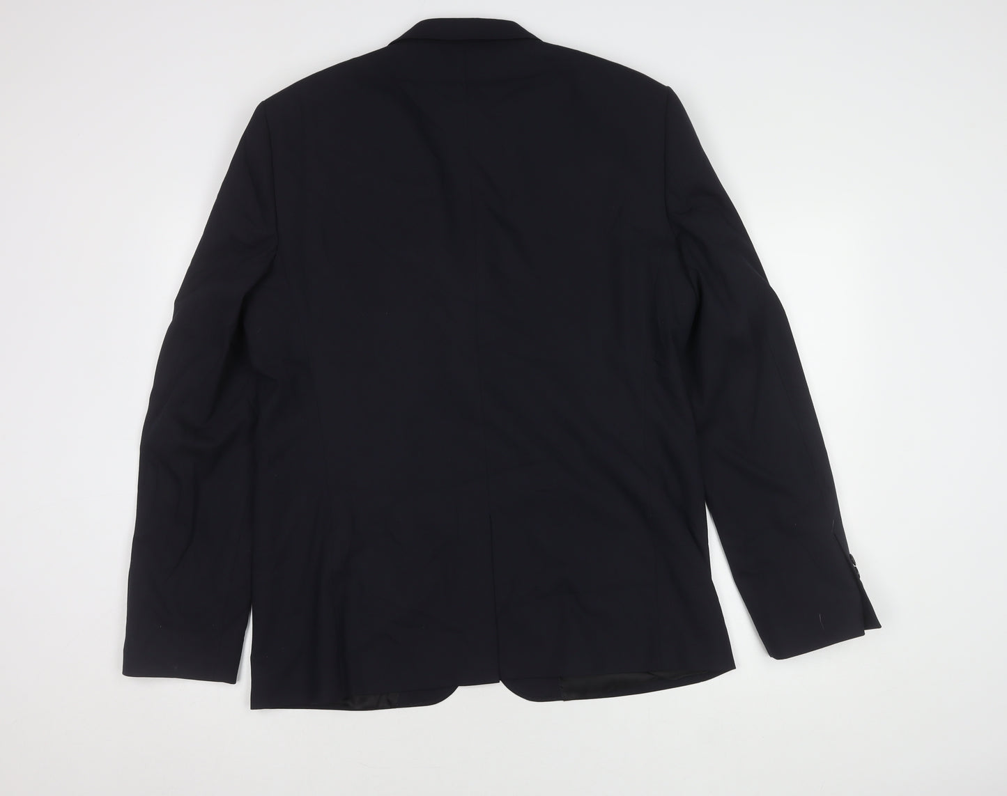 Zara Men's Blue Suit Jacket 44 Regular Fit Formal