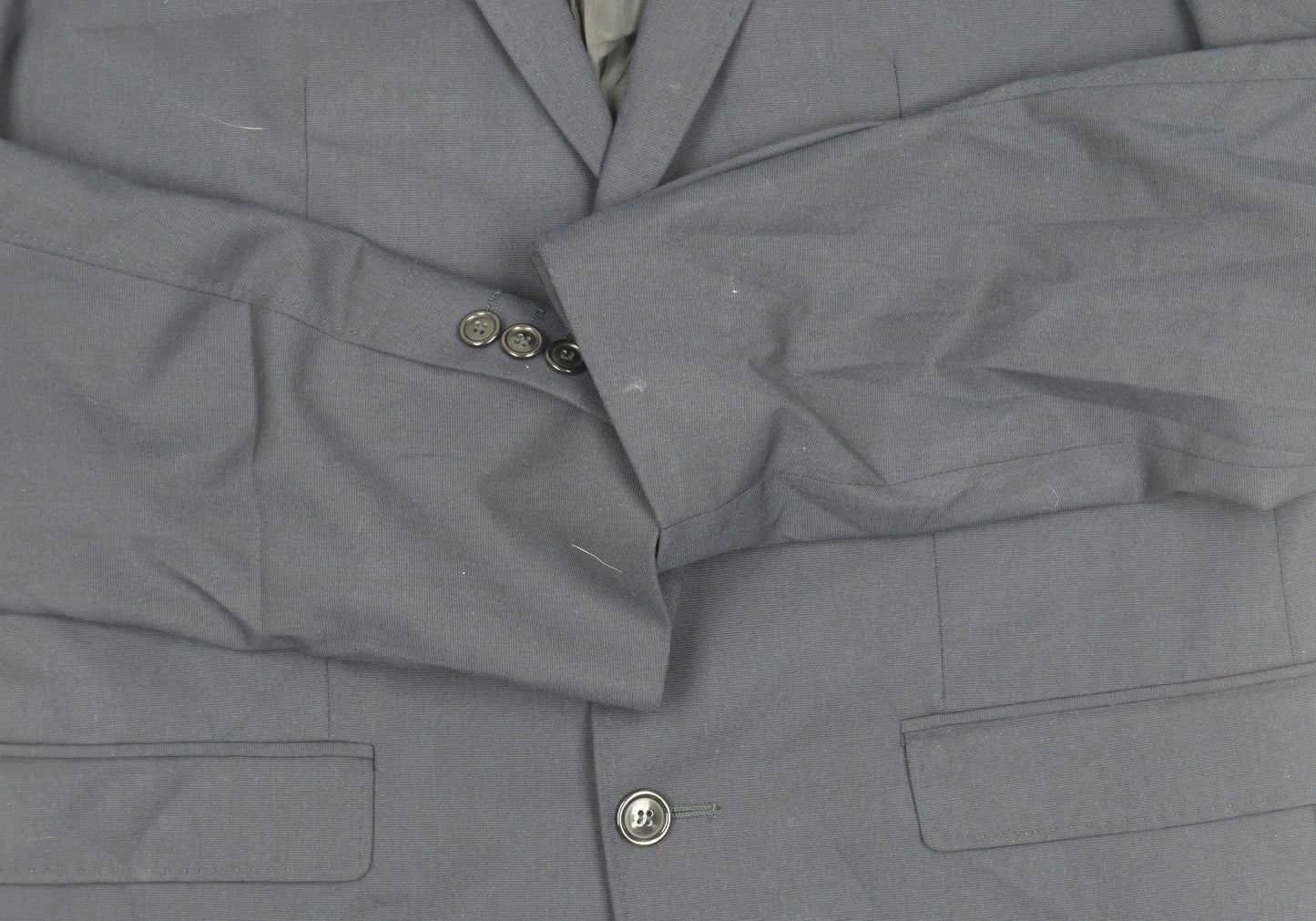 Zara Men's Blue Suit Jacket 44 Regular Fit Formal