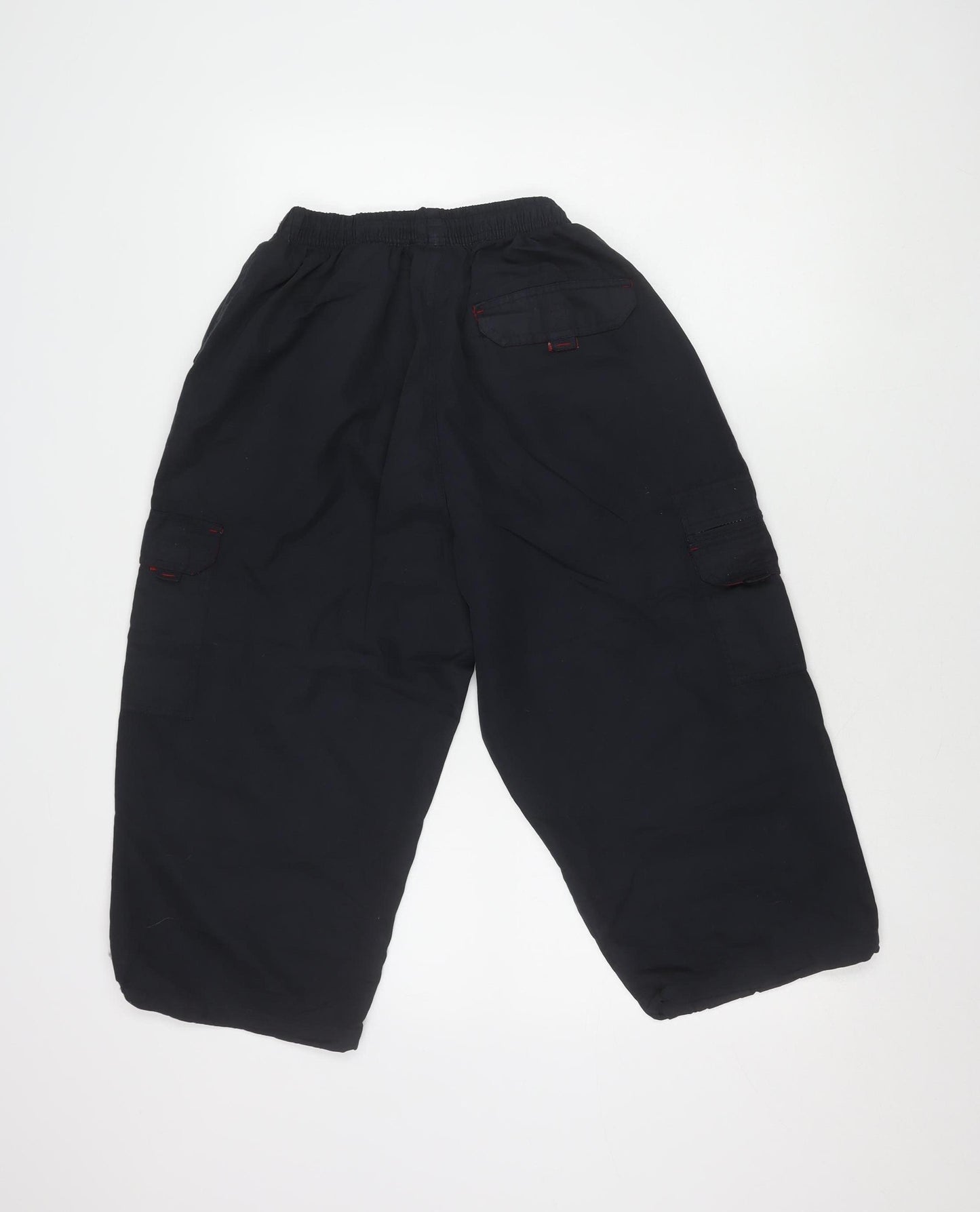 Duke Unisex Black Cargo Shorts M Relaxed Fit