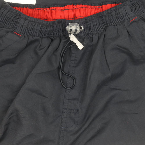 Duke Unisex Black Cargo Shorts M Relaxed Fit