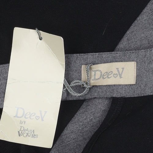 Dee V by Diana Vickers Black Bodycon Dress Size 14