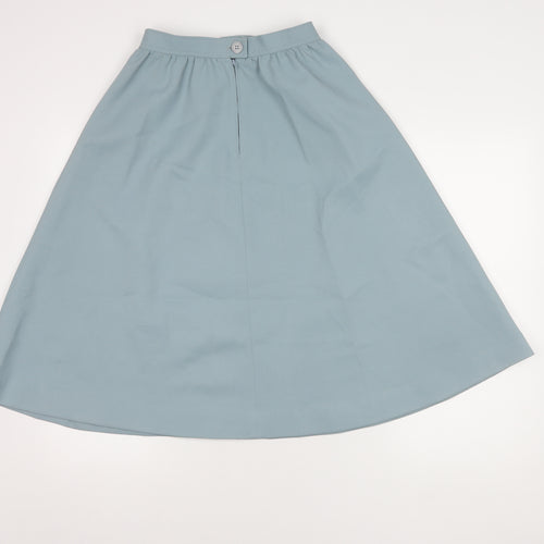 Garland Women's Blue A-Line Midi Skirt, Size 9/10