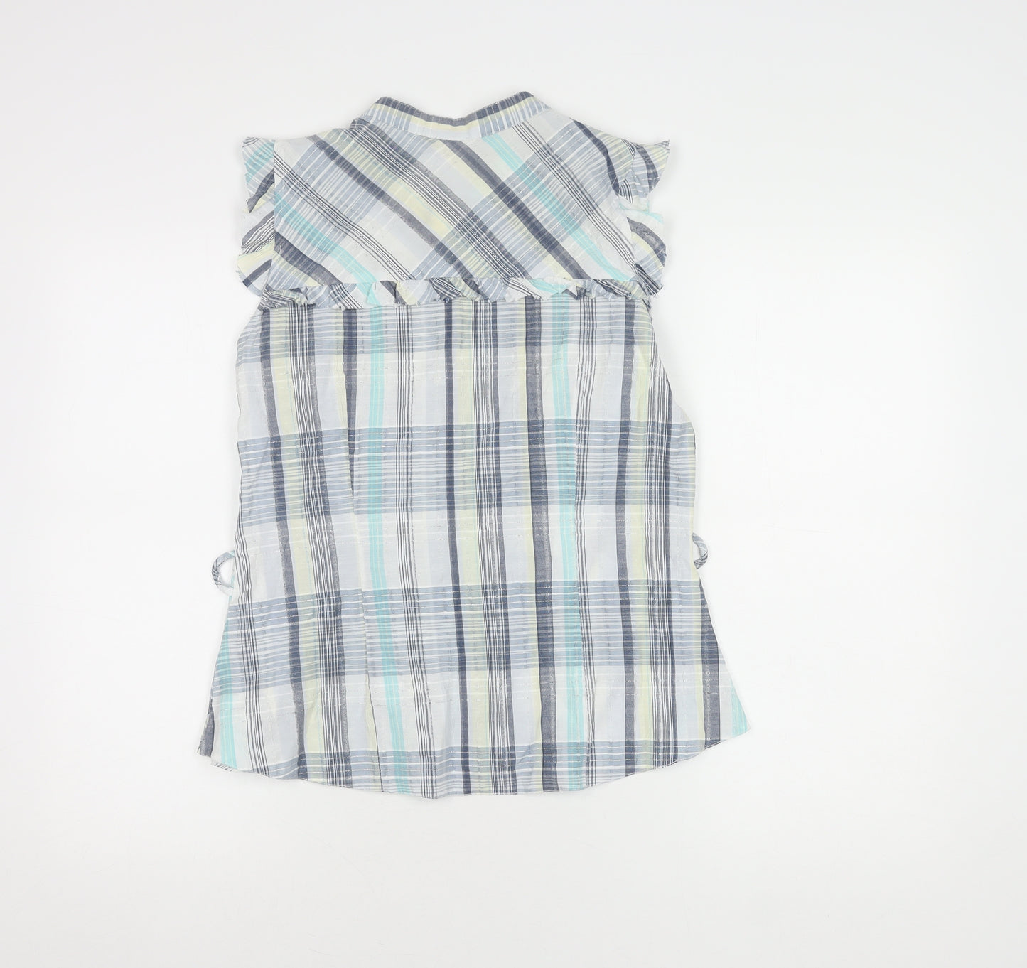 Dorothy Perkins Women's Multicoloured Size 14 Plaid Blouse