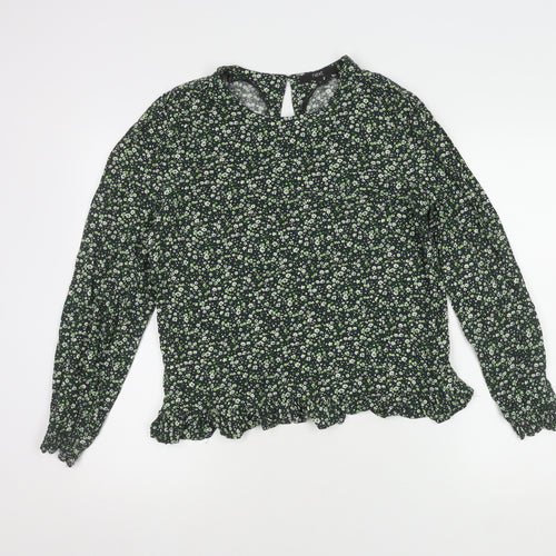 Next Women's Multicoloured Floral Top, Size 14