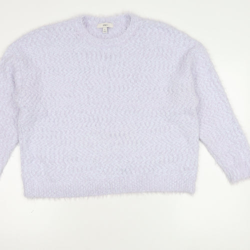 Marks and Spencer Women's Blue XL Jumper Pullover