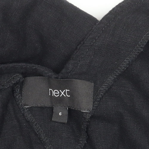 Next Women's Black Sleeveless Jumpsuit Size 6
