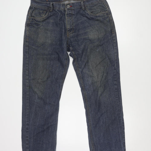 Blue Inc Men's Blue Denim Trousers, Size 36R