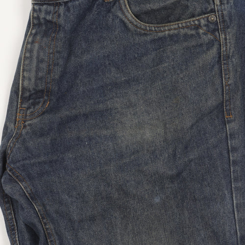 Blue Inc Men's Blue Denim Trousers, Size 36R