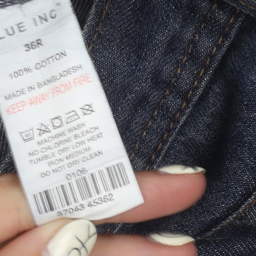 Blue Inc Men's Blue Denim Trousers, Size 36R