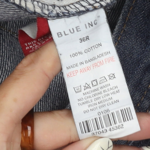 Blue Inc Men's Blue Denim Trousers, Size 36R