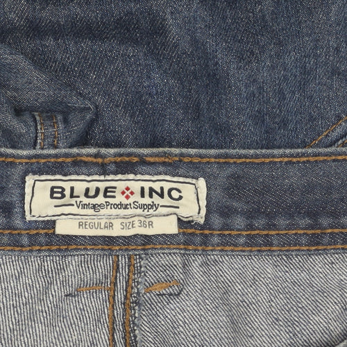Blue Inc Men's Blue Denim Trousers, Size 36R