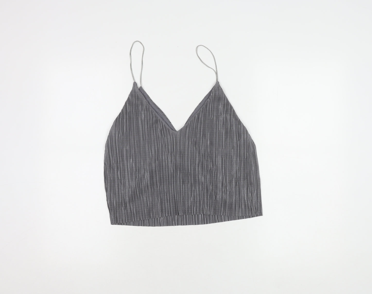 Light Before Dark Women's Grey Camisole Tank Top, Size S