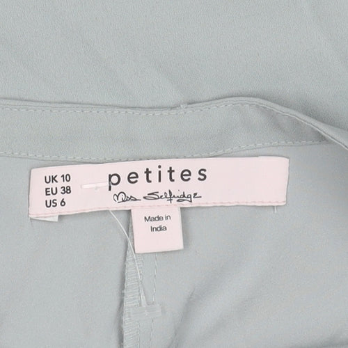 Miss Selfridge Petites Grey Lace Accents Women's Shorts