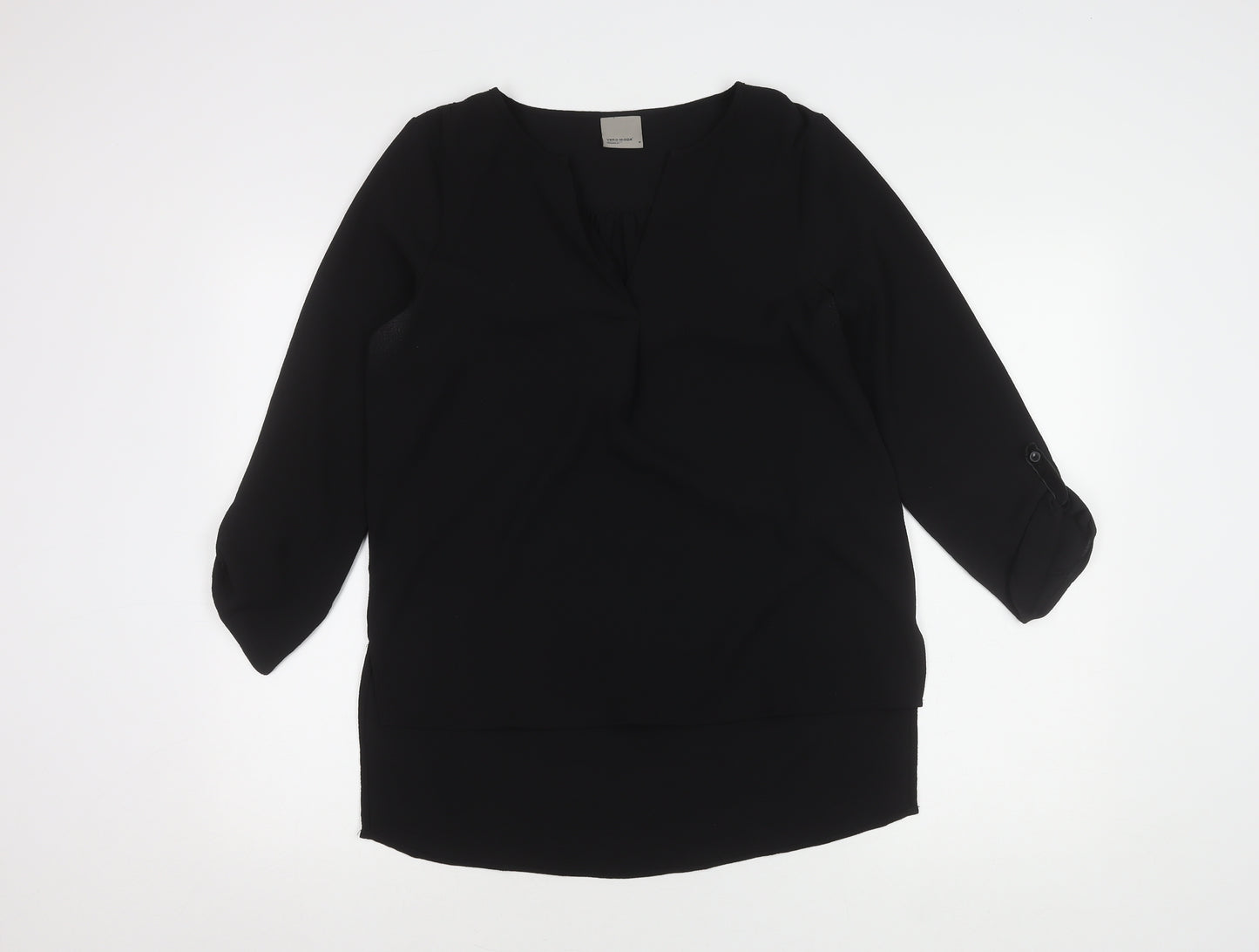 Vero Moda Women's Black 3/4 Sleeve Top M