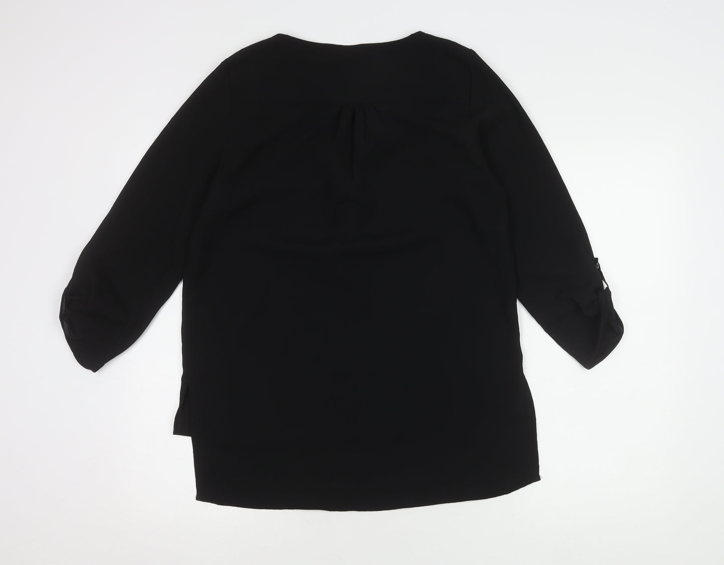 Vero Moda Women's Black 3/4 Sleeve Top M