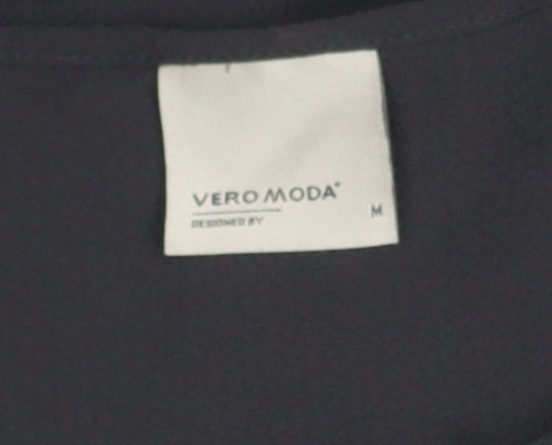 Vero Moda Women's Black 3/4 Sleeve Top M