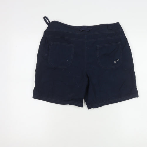 Next Women's Blue Utility Shorts Size 12 - Casual Cotton Comfort