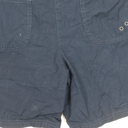 Next Women's Blue Utility Shorts Size 12 - Casual Cotton Comfort