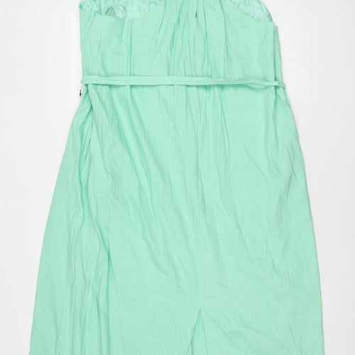 Marks and Spencer Women's Green Wrap Dress Size 24