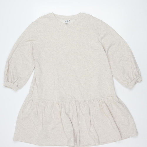 & Other Stories Beige Women's Long Sleeve Dress - M