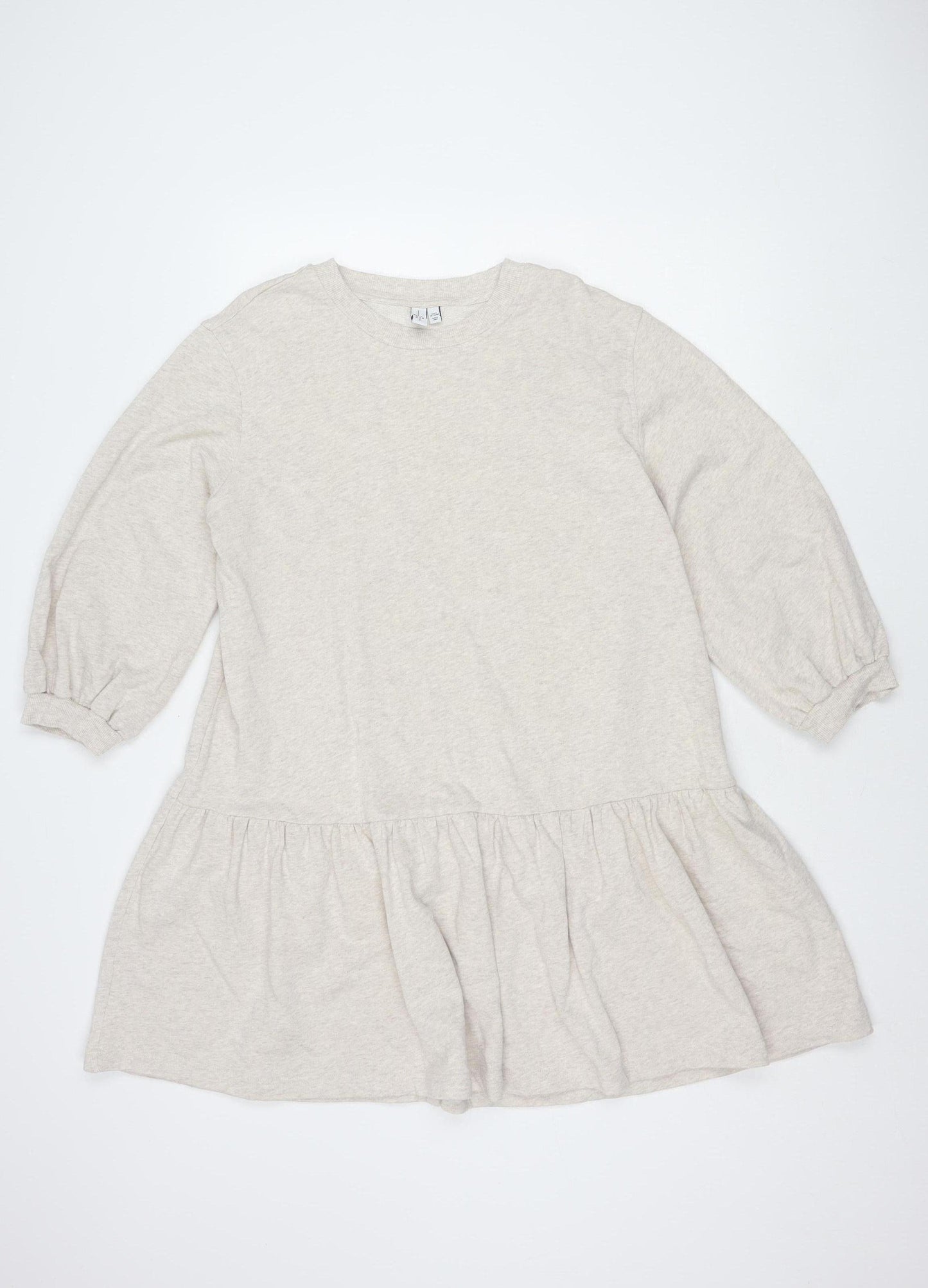 & Other Stories Beige Women's Long Sleeve Dress - M