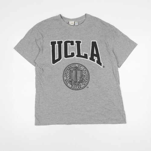 H&M Men's Grey UCLA University T-Shirt M