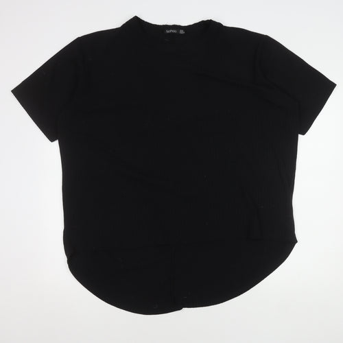 Boohoo Women's Black T-Shirt Plus Size 22